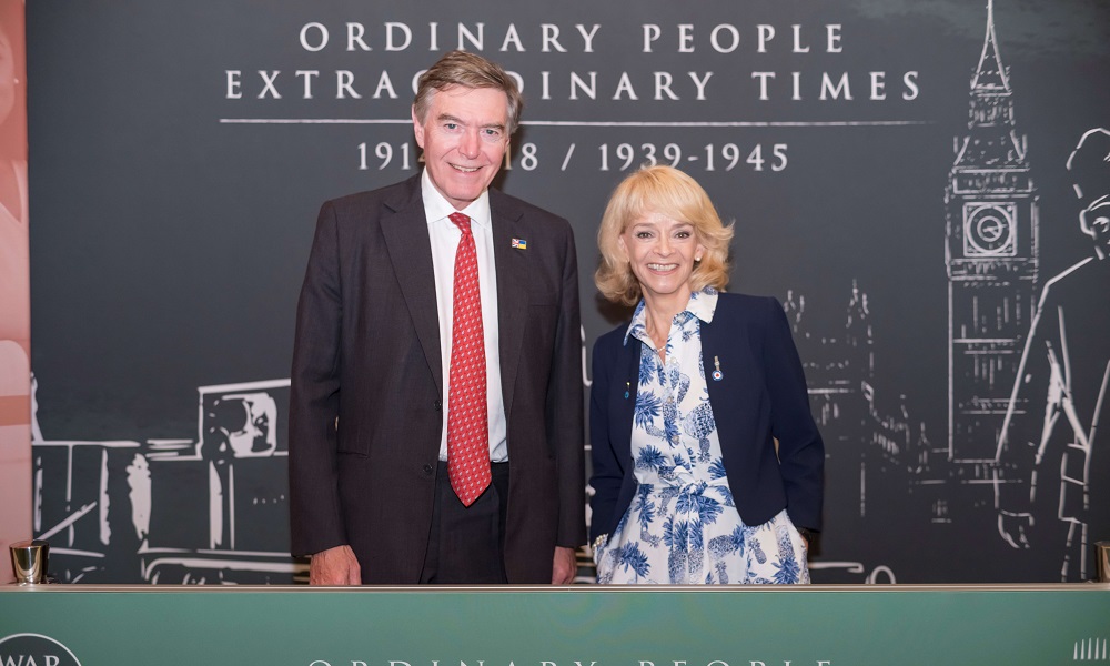 Philip Dunne MP and CWGC Ambassador, Sue Holderness