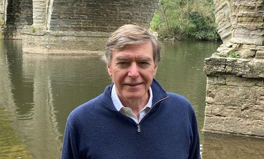 Philip Dunne MP by the River Teme