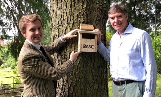Philip Dunne MP with BASC Political Affairs Manager Jak Abrahams