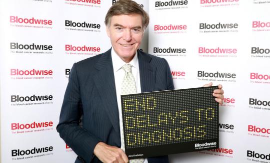Philip Dunne MP backs the Bloodwise campaign to stop delays to blood cancer diagnosis.