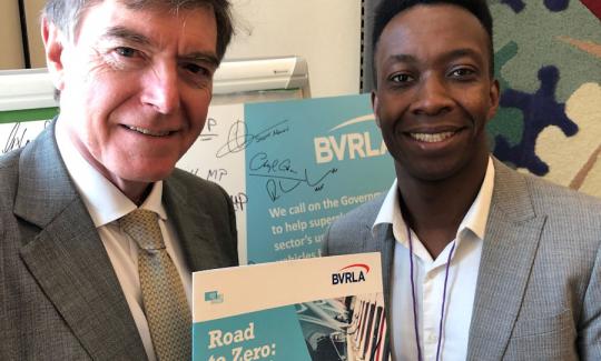 Philip Dunne MP supports the British Vehicle Rental and Leasing Association’s (BVRLA) Road to Zero Report Card