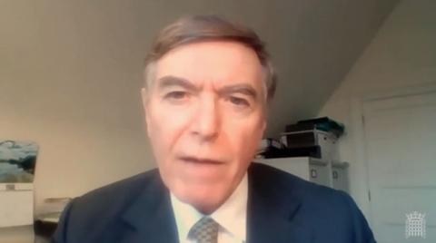 Philip Dunne MP speaking in the House of Commons via video link