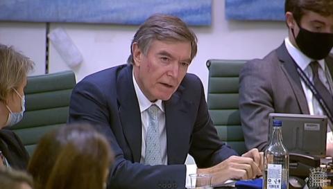 Philip Dunne MP speaking in the Liaison Committee