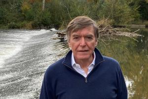 Philip Dunne at the River Teme