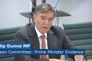 Philip Dunne MP speaking in the Liaison Committee